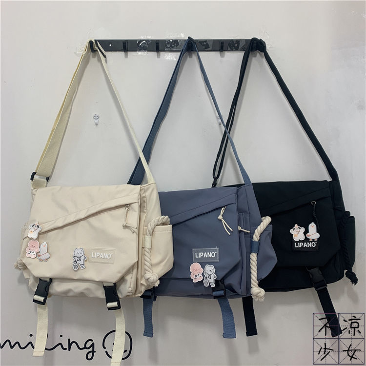 Canvas Diagonal Cross Bag | Youth Fashion Casual Shoulder Bag & Messenger Bag Luxegan