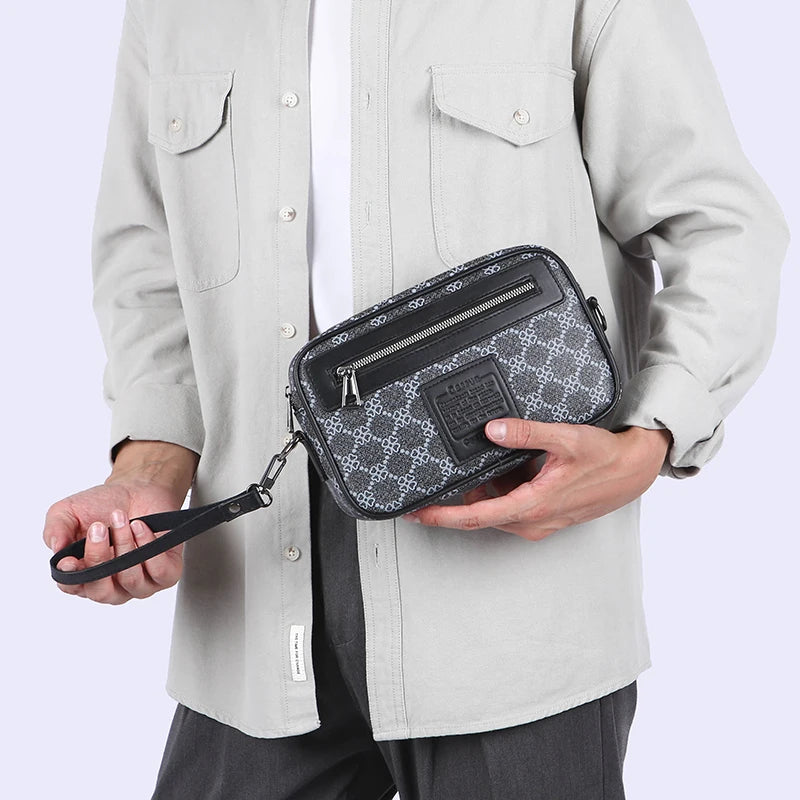 Men's Leather Messenger Bag | Crossbody Shoulder Bag & Designer Handbag Luxegan