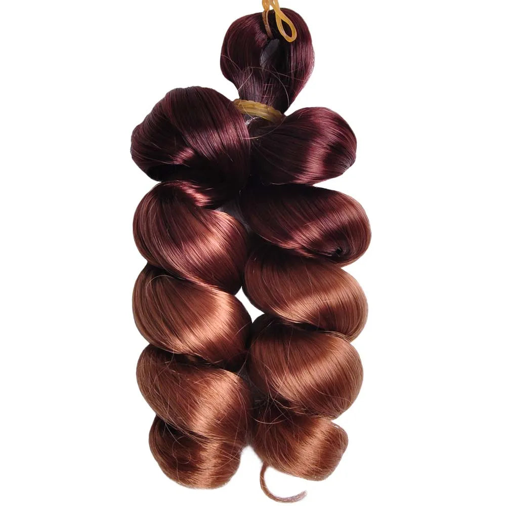 12 Inch French Curls Loose Wave Crochet Braids – Spiral Curly Synthetic Hair for Women - view 14