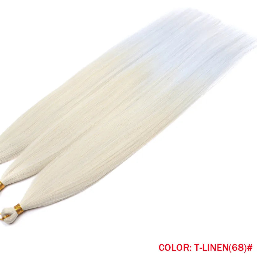 28 Inch Ariel Straight Synthetic Crochet Braids Hair – Ombre & Solid Colors | 300g | 24 Shades - view 3