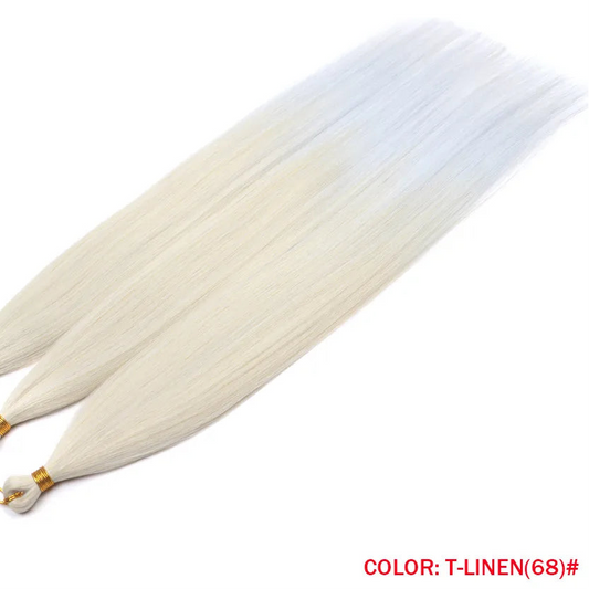 28 Inch Ariel Straight Synthetic Crochet Braids Hair – Ombre & Solid Colors | 300g | 24 Shades - view 2