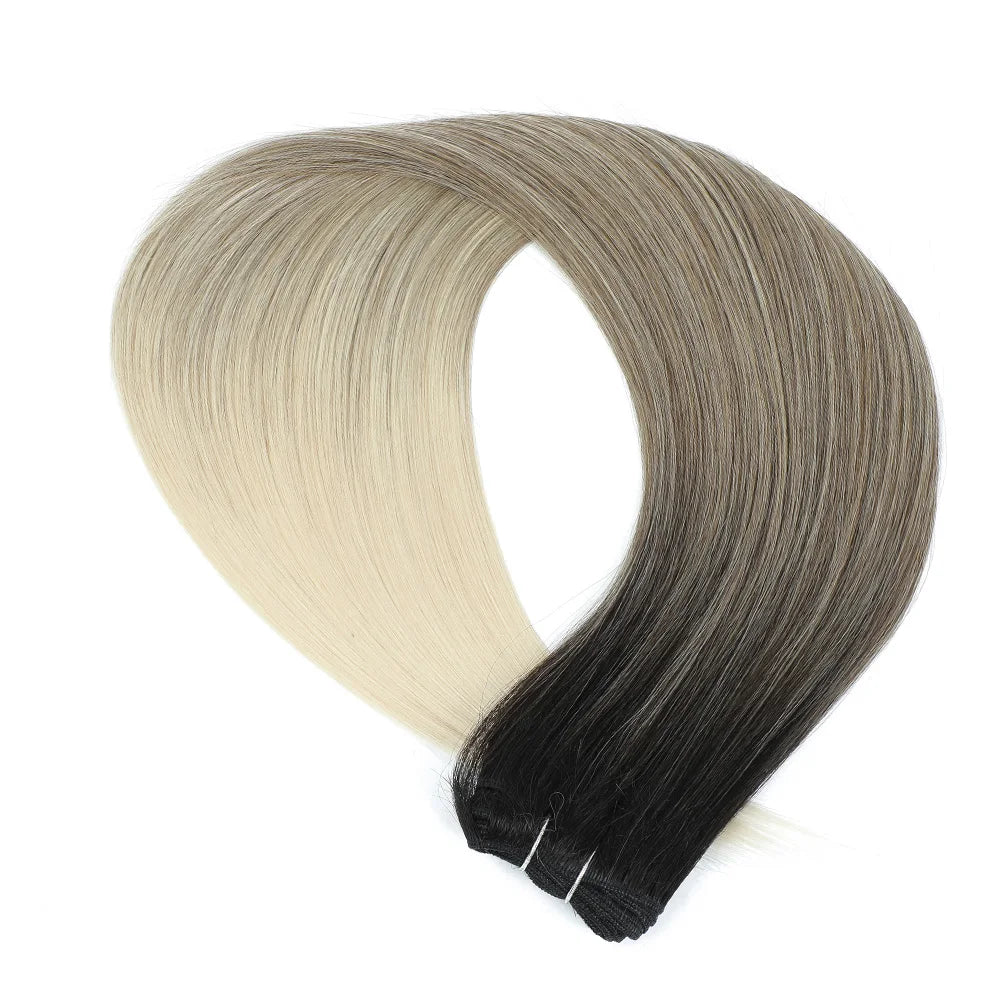 Bone Straight Synthetic Hair Extensions | Yaki Texture | 24–32 Inches