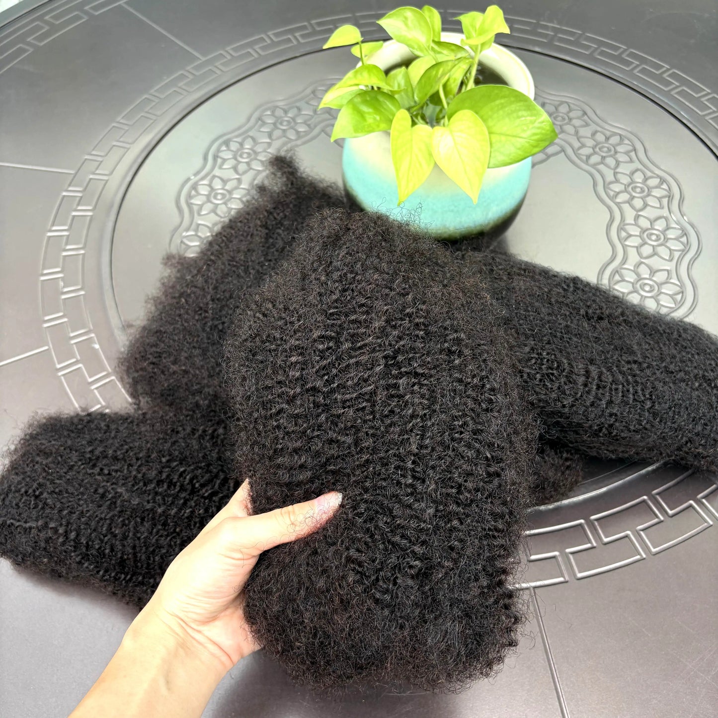 4C Afro Kinky Human Hair Bulk – 100% Raw Peruvian Hair for Locs, Twists & Braids