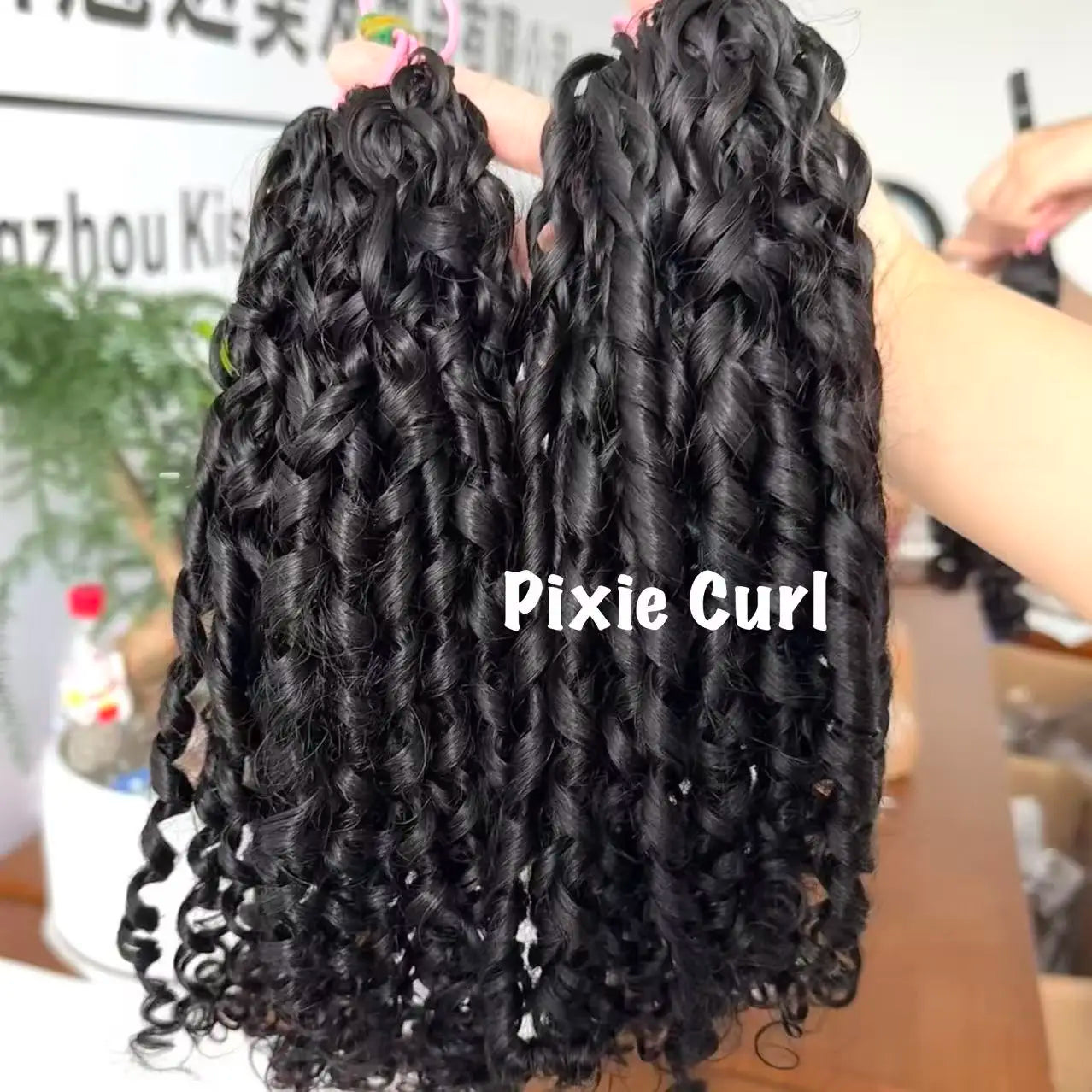 NABI Miracle Knots Pre-Separated Crochet Human Hair – Pixie Curl | Burmese Curl | Deep Wave - view 5
