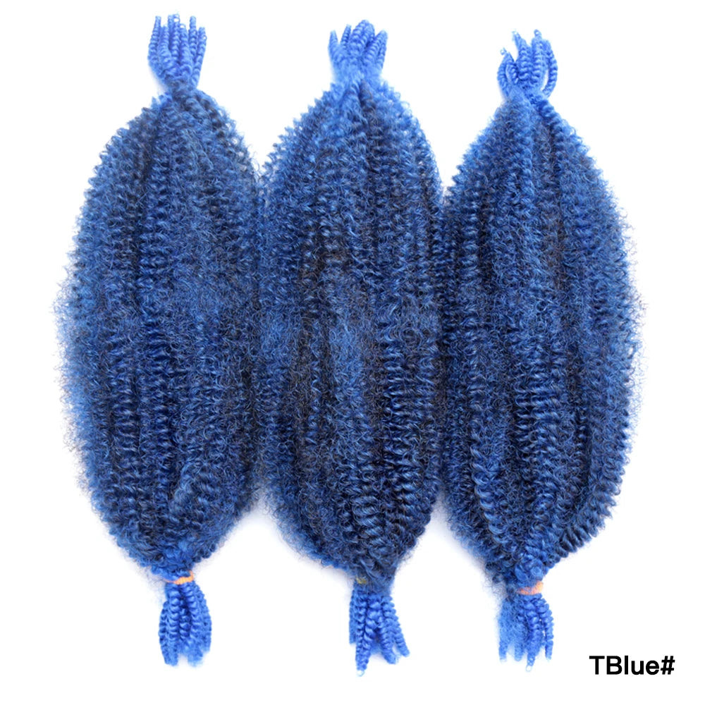 Afro Twist Crochet Hair – Pre-Separated Marley Braids for Natural Styles