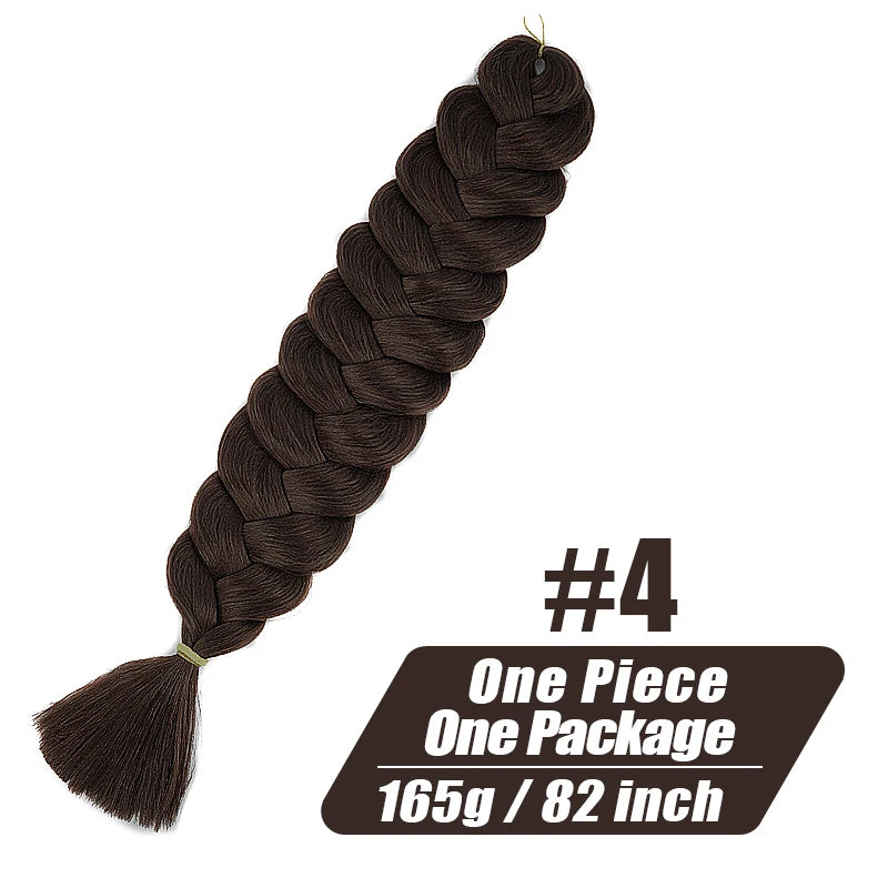 82-Inch XP Crochet Jumbo Braiding Hair – Pre-Stretched Kanekalon | Kinky Straight | 30 Colors | 1 - view 15