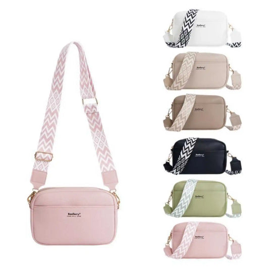 Multifunctional Large Capacity Mobile Phone Bag | Solid Color Small Square Crossbody Bag | Fashionable PU Leather Shoulder Purse | Casual Box-Style Ladies Handbag (Model N8927) Luxegan