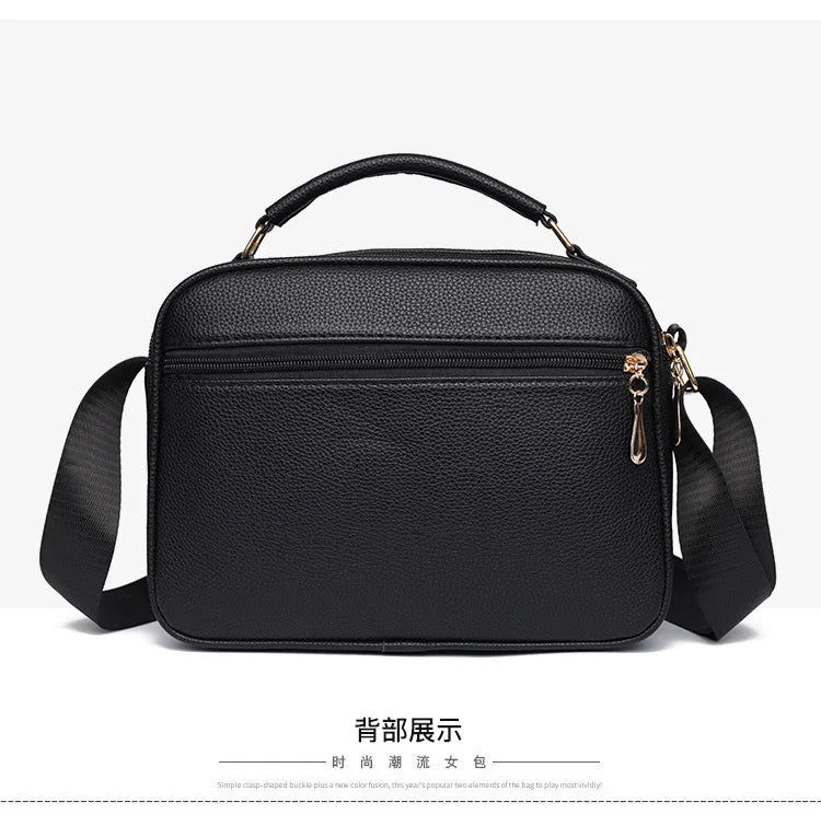 Large Capacity Foreign Trade PU Small Square Bag | New Women's Simple Handbag & Versatile Crossbody Purse Luxegan
