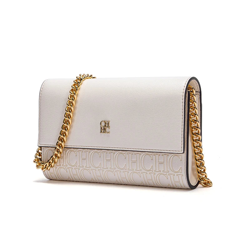 Light Luxury Chain Crossbody Bag | Exquisite Solid Color Square Purse Luxegan