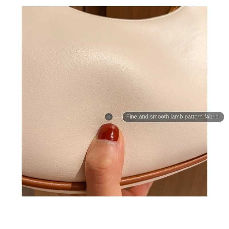 Small Half-Moon Armpit Bag | Trendy French-Style Shoulder Purse Luxegan