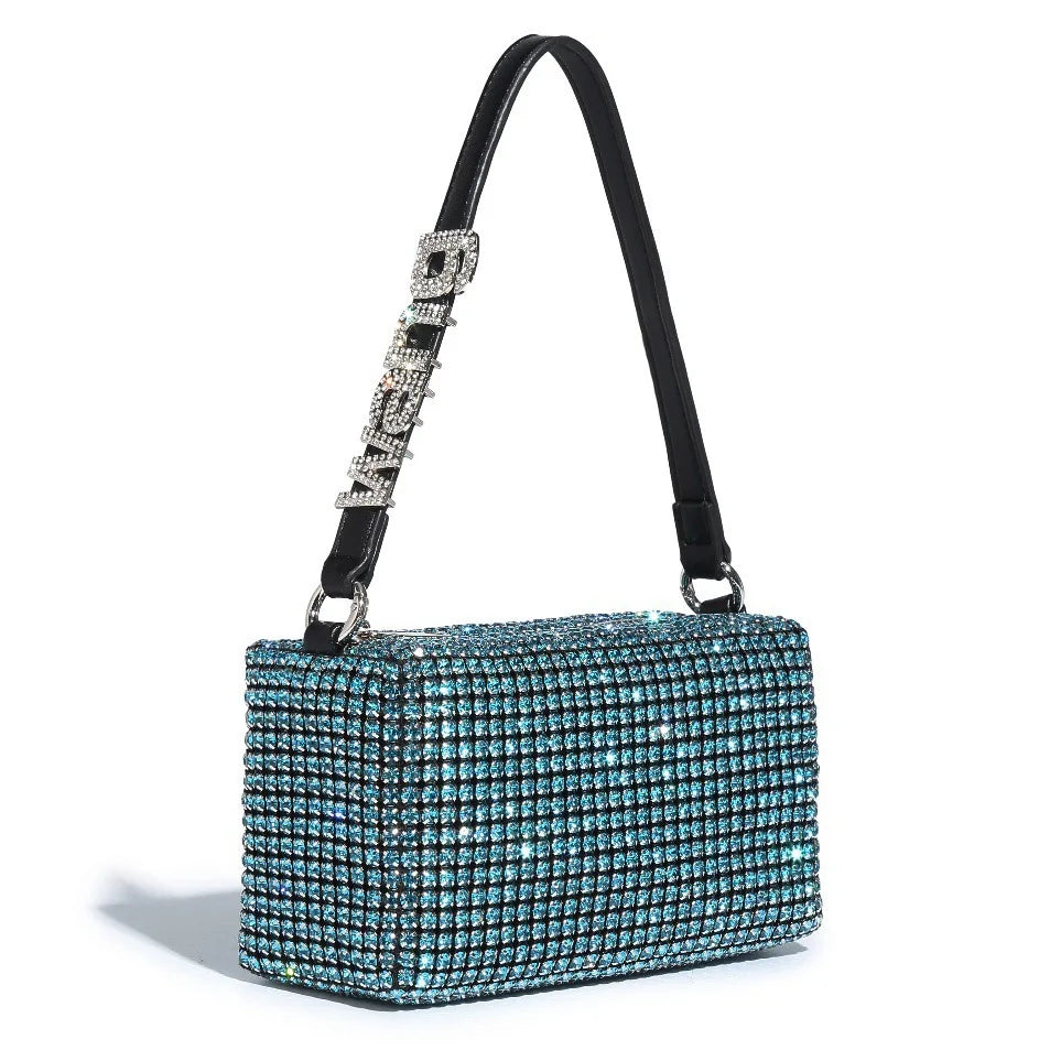 Sparkly Rhinestone Clutch | Elegant Party & Daily Crossbody Luxegan
