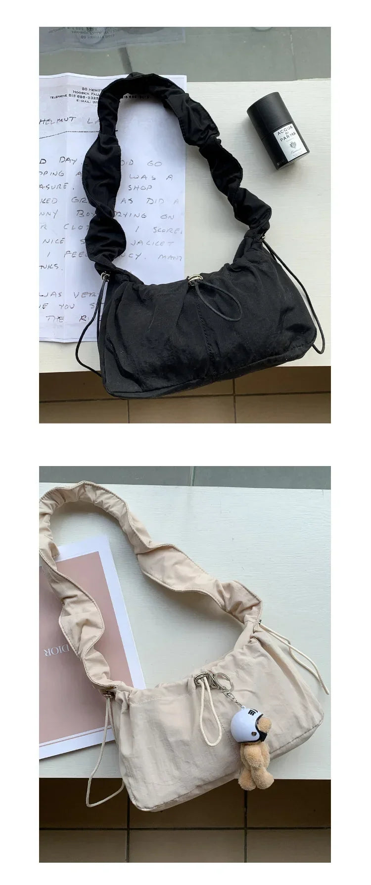 Simple Fashion Fold Shoulder Bag | Vintage Casual Designer Underarm Crossbody Bag (New Luxury Handbags) Luxegan