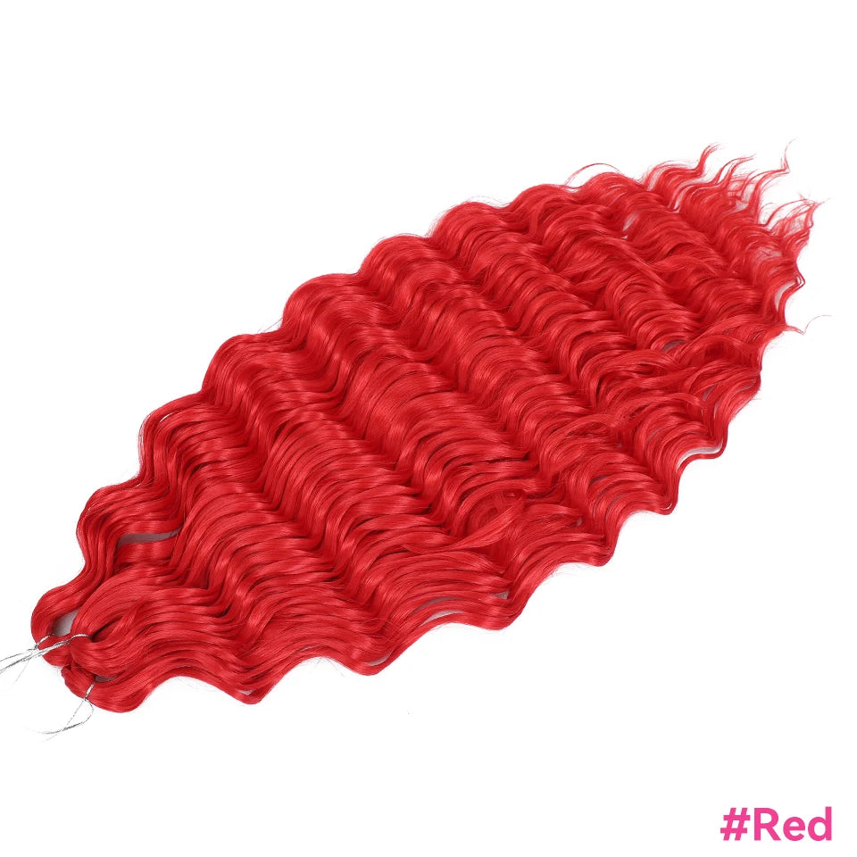 Anna Curls Loose Wave Synthetic Crochet Braiding Hair 24in | 50 Strands | 22 Colors - view 34