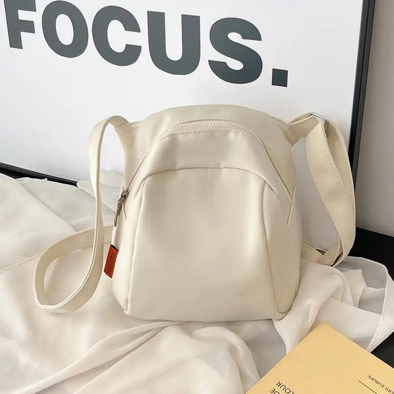 Lightweight Waterproof Shell Bag | Sophisticated "Large Capacity" Silhouette | Elegant Canvas & PU Crossbody | "Dignified" High-Performance Unisex Essential for Radiant Versatile Styling Luxegan