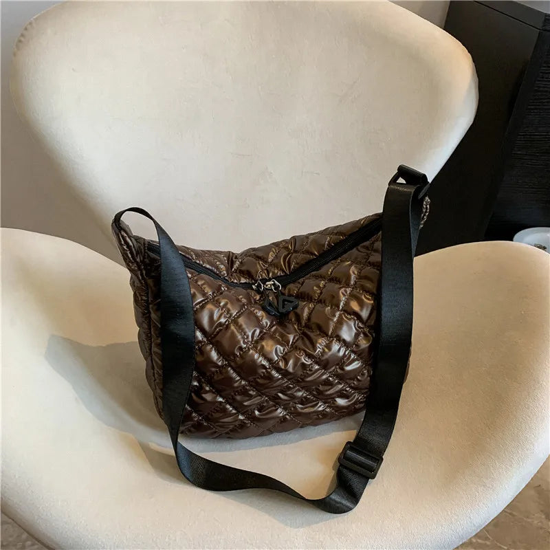 Space Cotton Shoulder Bag | Fashion Square Bag & Crossbody Bag Luxegan