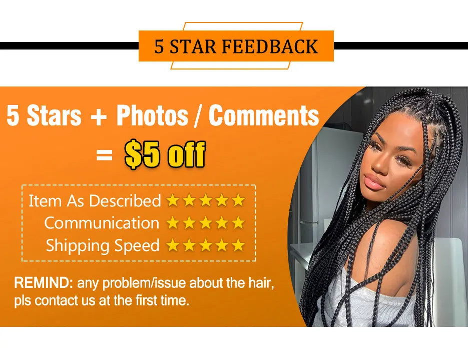 24" Boho Double Full Lace Knotless Braided Wig - Bohemian Curly - Synthetic - with Baby Hair Luxegan