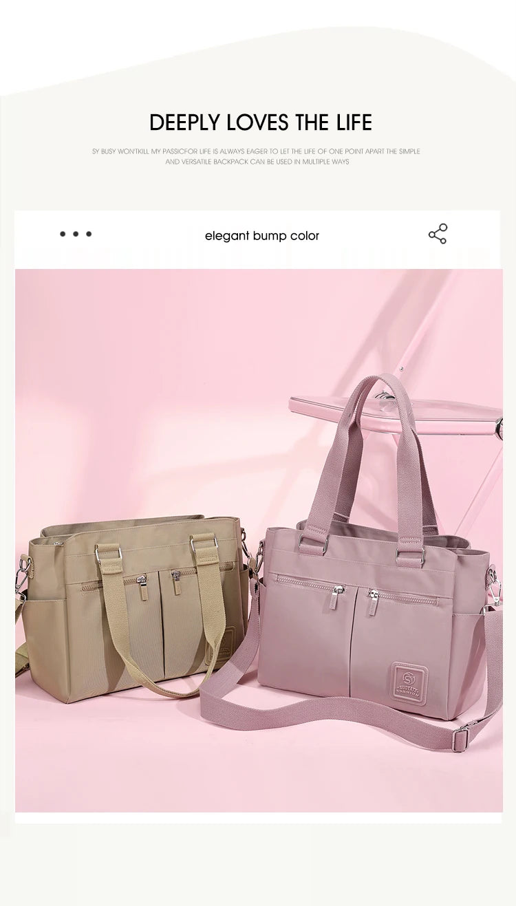 New Fashion Women's Shoulder Bag | High-Quality Large Capacity Crossbody Bag & Waterproof Multi-Functional Handbag Luxegan