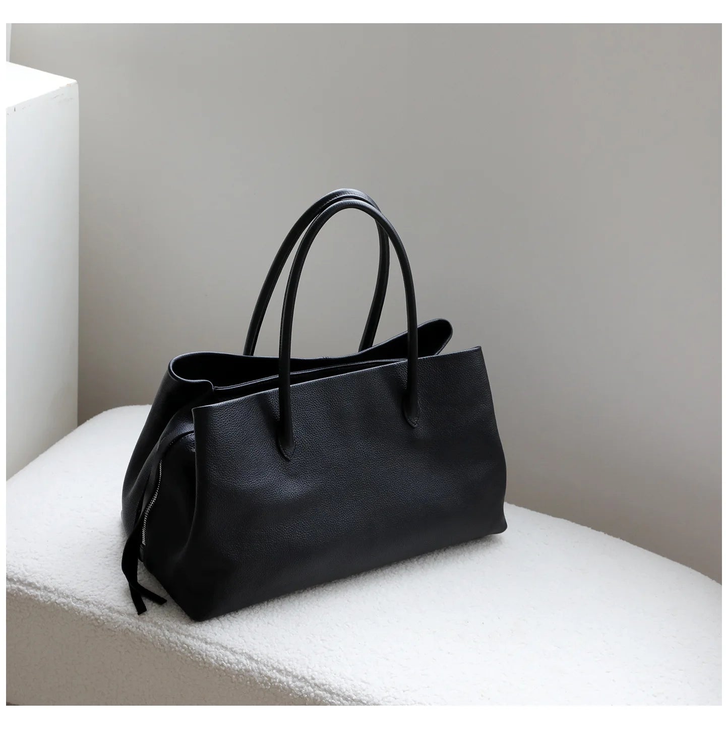 Luxury Designer Genuine Leather Tote | Vintage Top Layer Cowhide Shoulder Bag | Multi-Compartment Women's Handbag & Crossbody | Casual Soft Leather Purse (Model 54485789) Luxegan