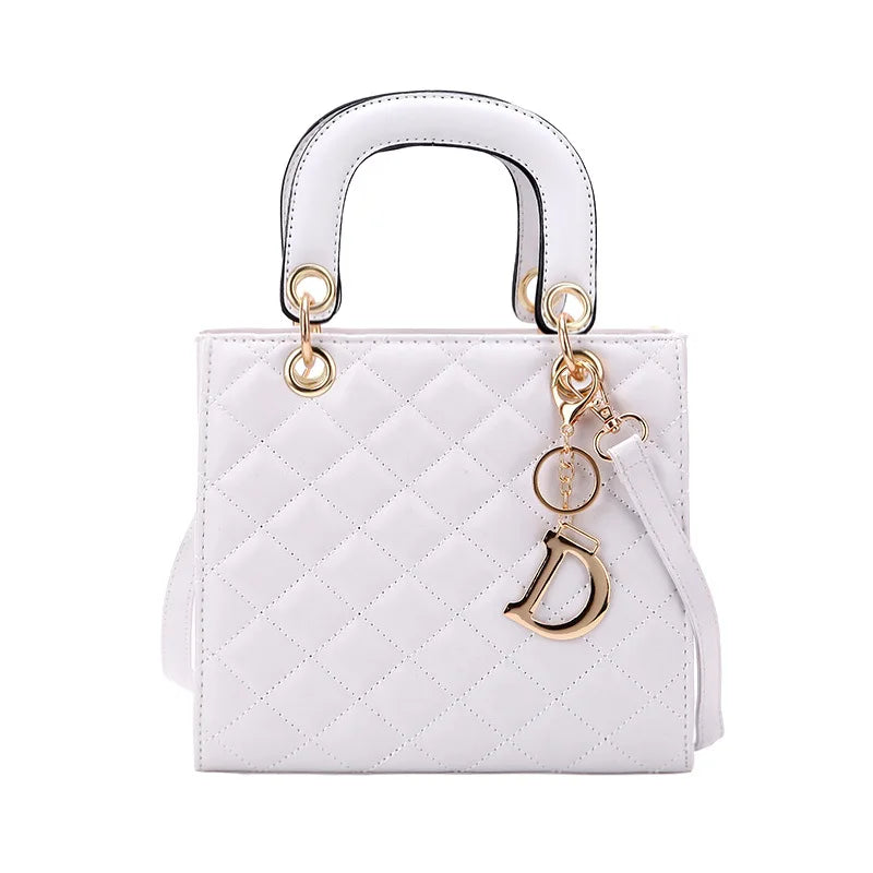 Luxury Lingge Chain Tote Bag | Women's Fashion Shoulder & Crossbody Handbag Luxegan