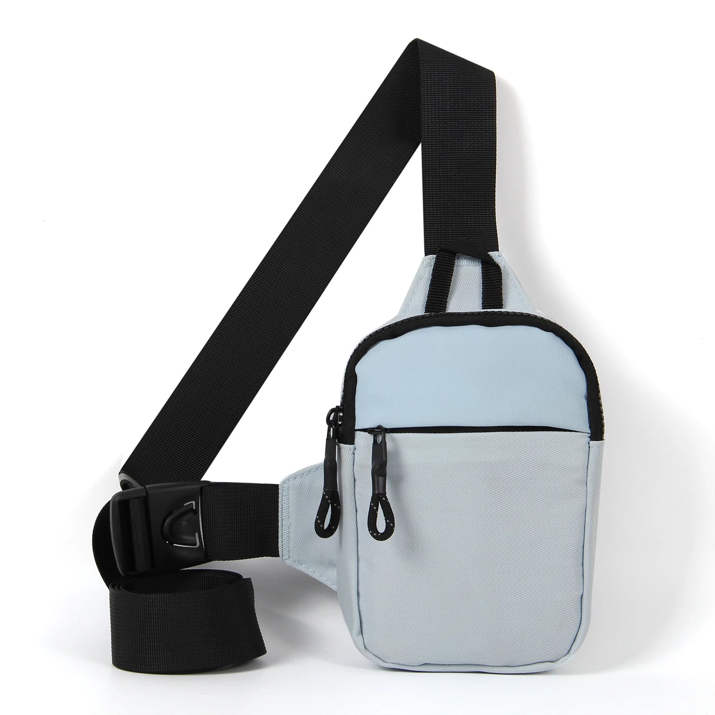 Men's Stylish Mini Nylon Crossbody Bag | Premium Honeycomb-Patterned Phone Pouch | Lightweight Casual Shoulder Satchel | Versatile Unisex Travel Sling Pack with Silt Pocket Luxegan