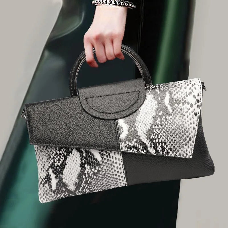 Luxury Designer Soft PU Leather Handbag | Sophisticated Female Flap Purse | Elegant Ladies - view 4