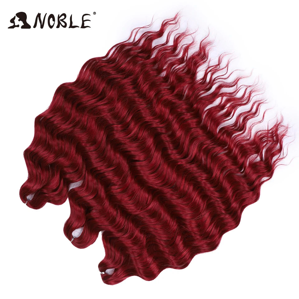 Synthetic Anna Curl Water Wave Crochet Braiding Hair – 24 Inch | 300g | 60 Strands | 88 Ombre & - view 64