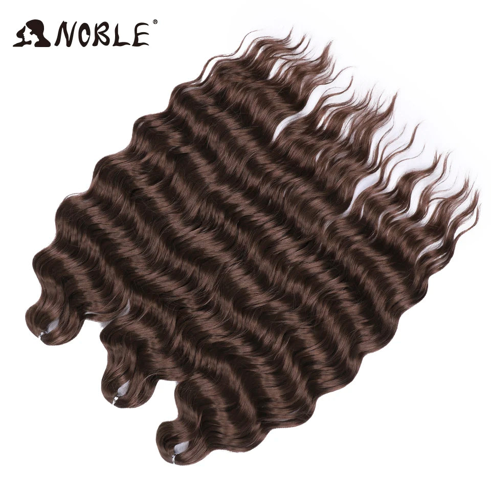 Synthetic Anna Curl Water Wave Crochet Braiding Hair – 24 Inch | 300g | 60 Strands | 88 Ombre & - view 33