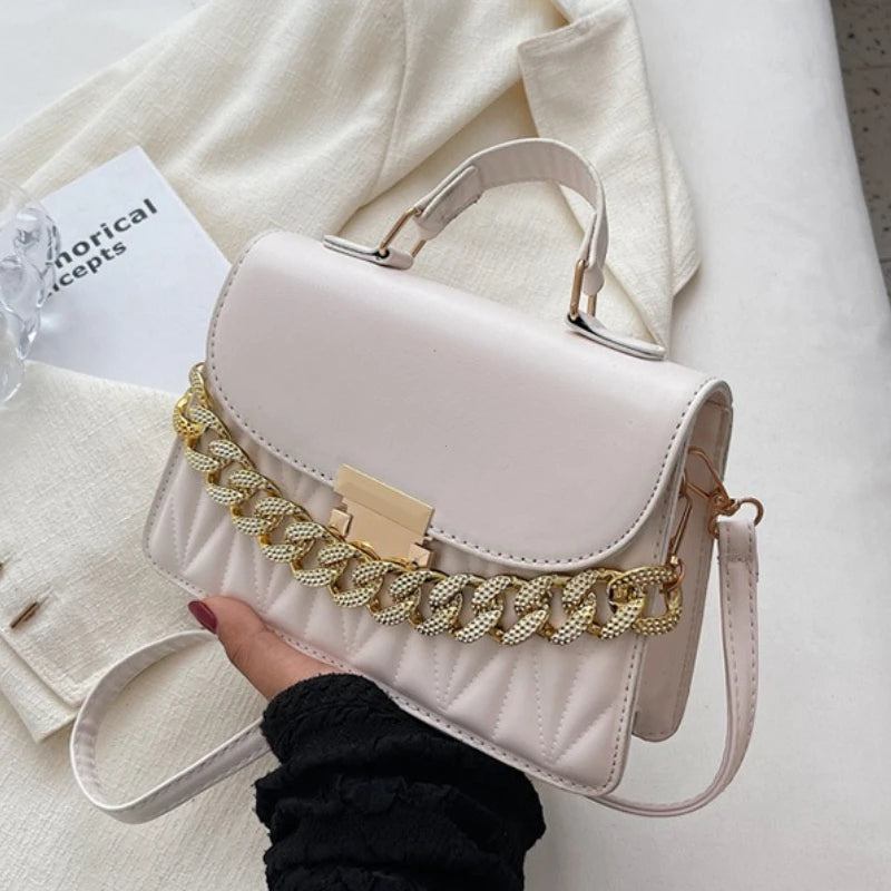 New Designer Shoulder Bag | Fashion Chain Crossbody Bag & Casual Tote Luxegan