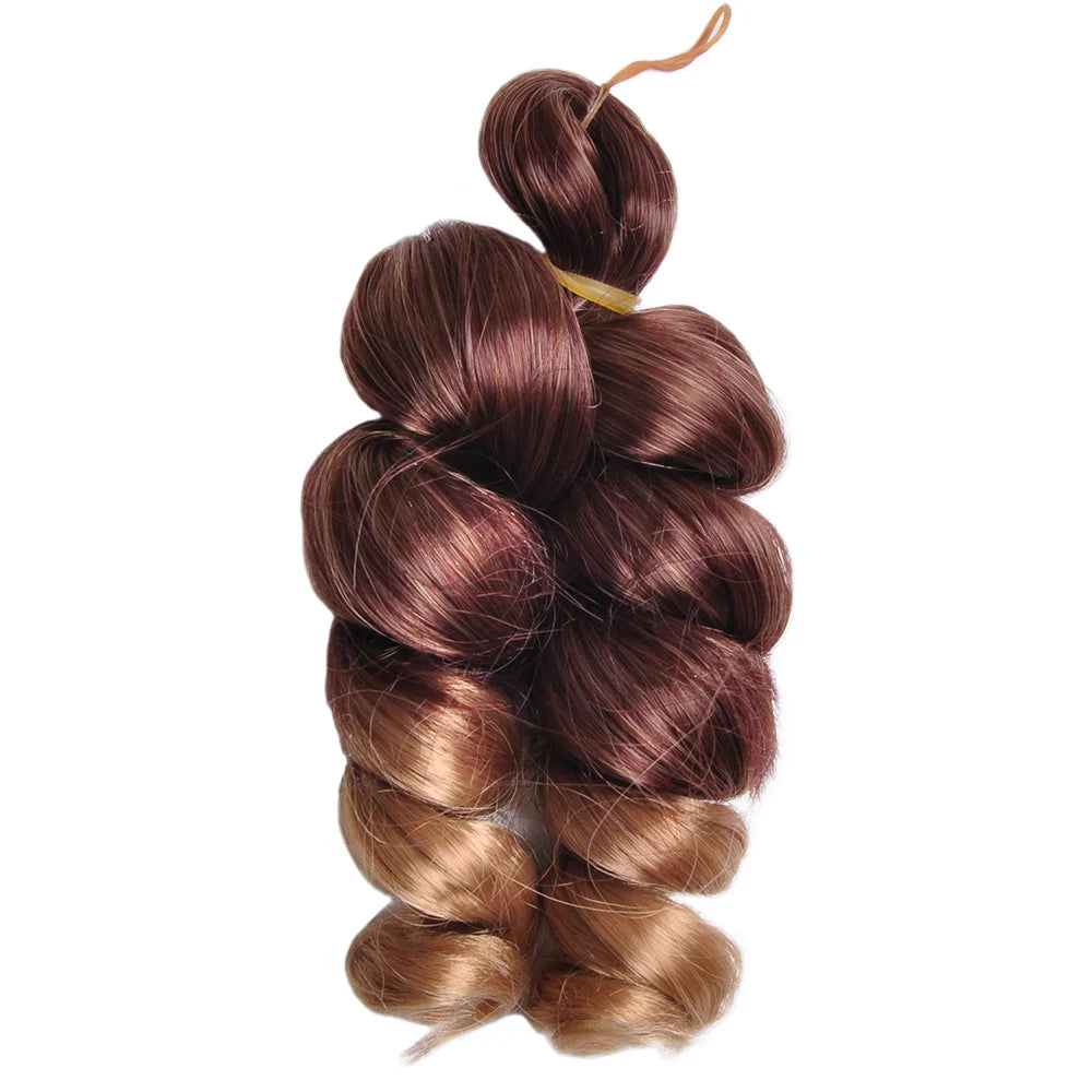 12 Inch French Curls Loose Wave Crochet Braids – Spiral Curly Synthetic Hair for Women - view 15