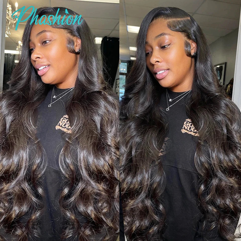 Phashion Body Human Hair Bundles 1/3 Pcs/Lot 30 32 Inch 100% Remy Hair Extensions For Black Women Brazilian Weave Natural Color