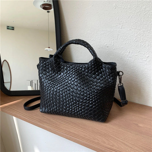 Elegant Minimalist Leather Crossbody Bag for Women | Vintage Luxury Designer Handbag & Paris Fashion Tote Purse Luxegan