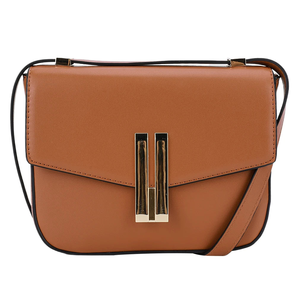 Trendy Women's Small Tote Bag | Large Capacity PU Square Shoulder Bag | Adjustable Strap Hasp Closure for Party & Vacation Luxegan