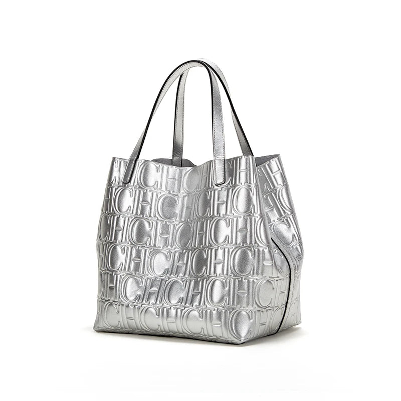 Elegant Classic Bucket Tote | Large Capacity Retro Shoulder Bag Luxegan