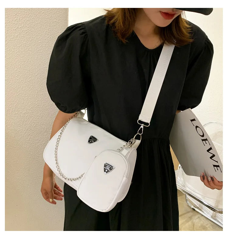 Simple PU Leather Box Bag | Small Crossbody & Armpit Purse Luxegan