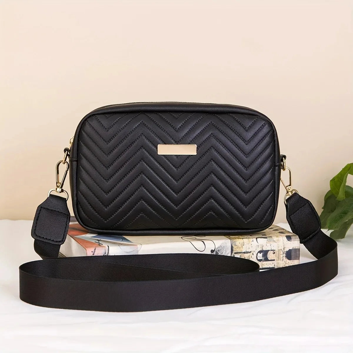 Minimalist Mini Quilted Crossbody Bag | Trendy Handbag & Phone Wallet Luxegan