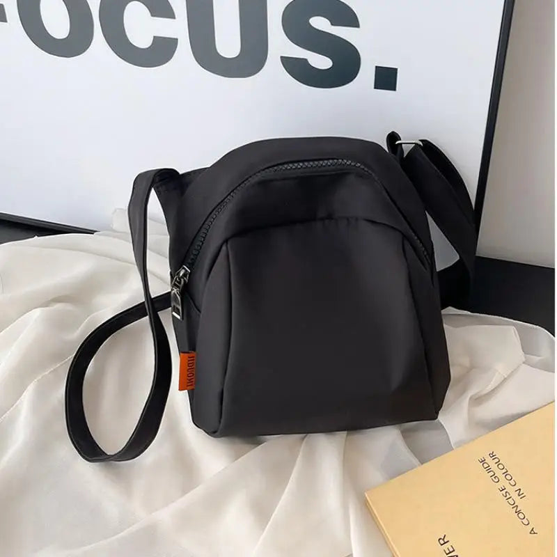 Lightweight Waterproof Shell Bag | Sophisticated "Large Capacity" Silhouette | Elegant Canvas & PU Crossbody | "Dignified" High-Performance Unisex Essential for Radiant Versatile Styling Luxegan