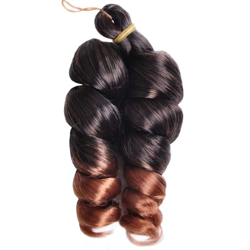 12 Inch French Curls Loose Wave Crochet Braids – Spiral Curly Synthetic Hair for Women - view 16