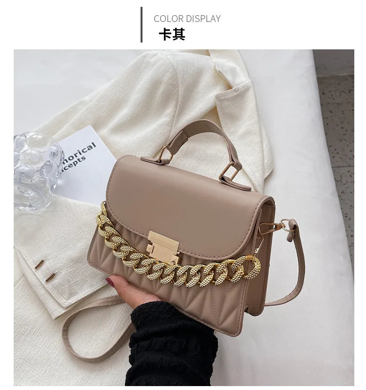 New Designer Shoulder Bag | Fashion Chain Crossbody Bag & Casual Tote Luxegan