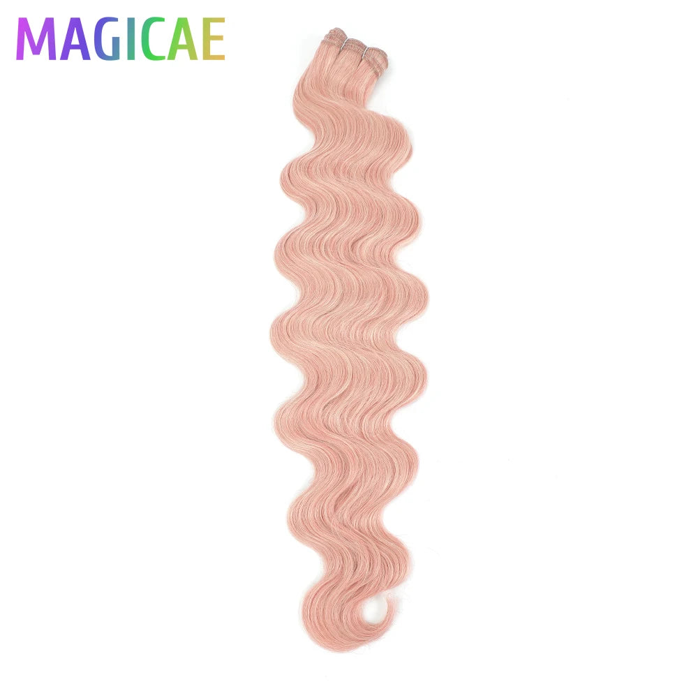 Synthetic Body Wave Hair Extensions | 26–30 Inch | 150–200g