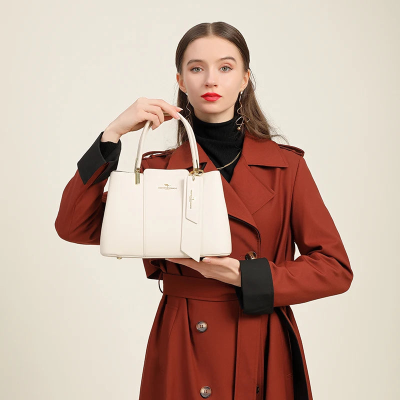 Luxury Fashion Print Crossbody Tote | Soft Large Capacity Shoulder Bag Luxegan