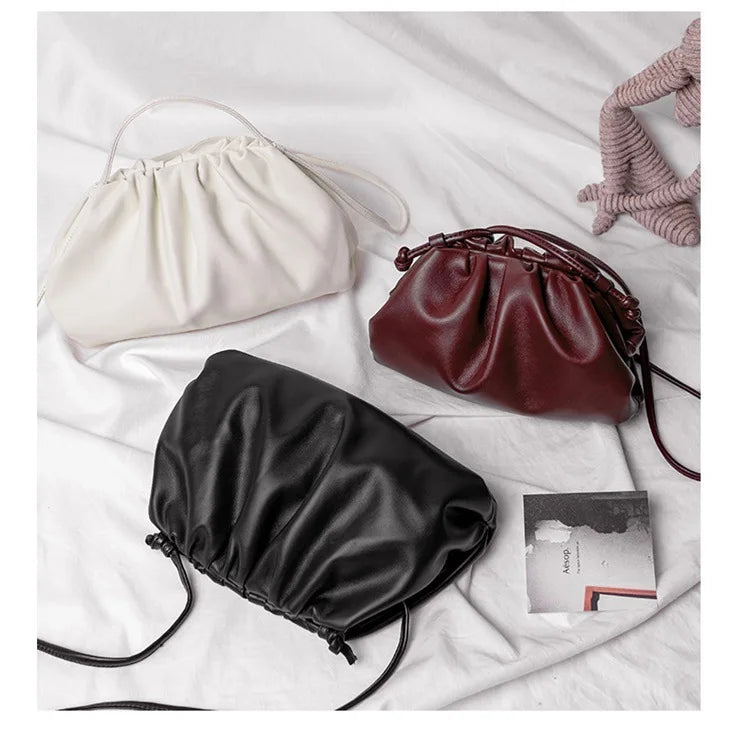 Luxury Soft PU Leather Women's Shoulder Bag | High Quality Small Crossbody Bags & Fashion Female New Handbags (Messenger Hobos) Luxegan