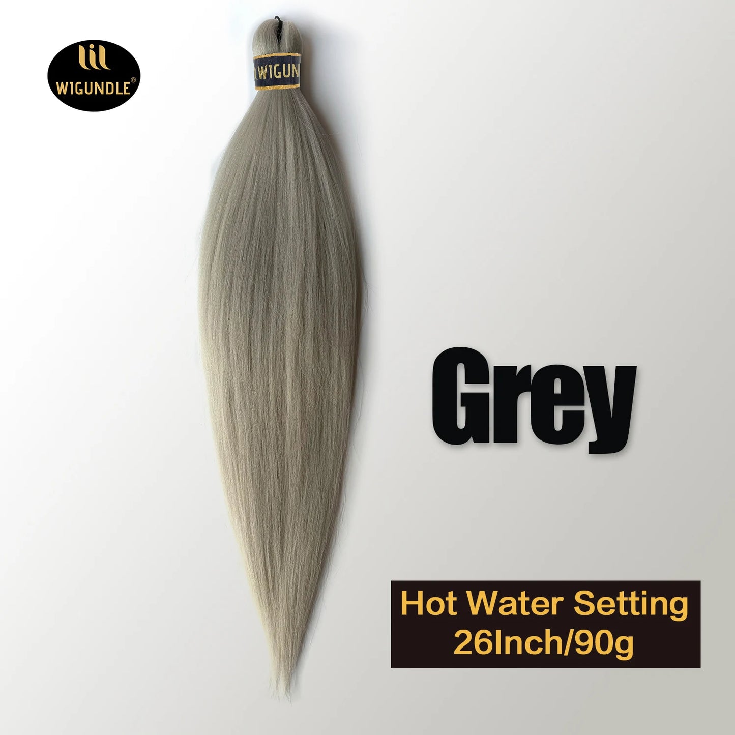 Kanekalon Pre-Stretched Jumbo Braiding Hair 26in – Kinky Straight | 90g | 49 Colors | 1 & 4 Pcs - view 26