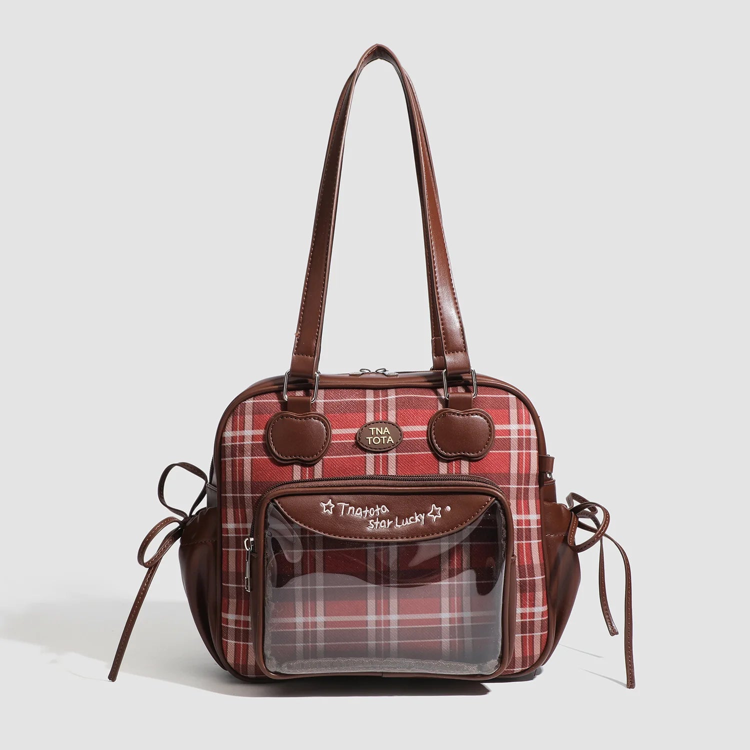 Y2K Ulzzang Ita Bag | New Sweet & Fashionable Transparent Women's Handbag | JK Uniform Shoulder Crossbody Bag Luxegan