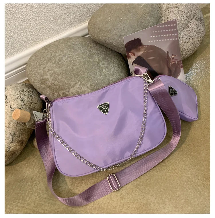 Simple PU Leather Box Bag | Small Crossbody & Armpit Purse Luxegan