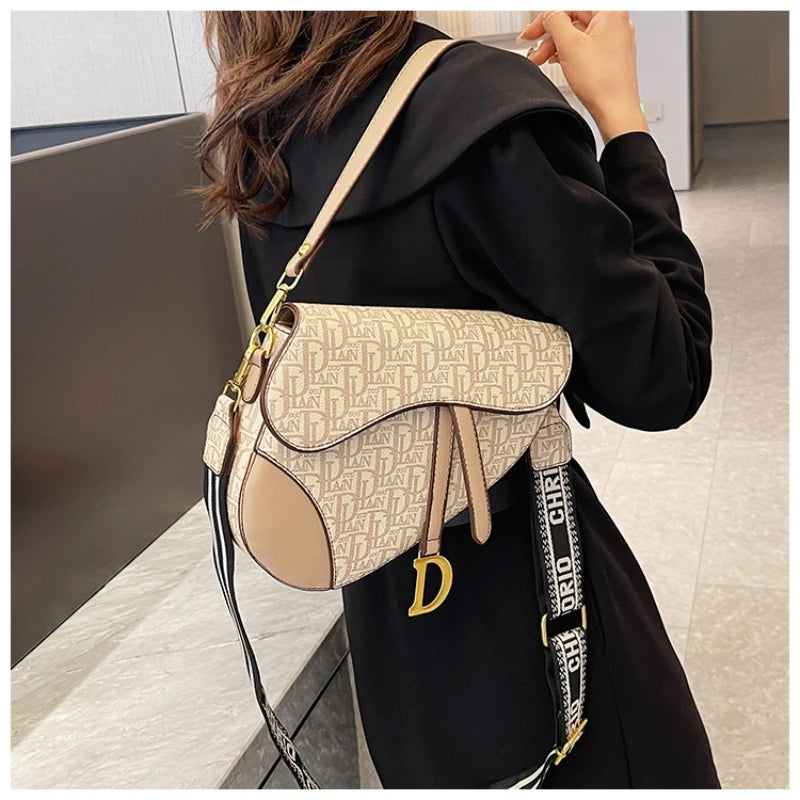 Girls' Hundred Handbag | Crossbody Saddle Bag with Comfortable Strap Luxegan