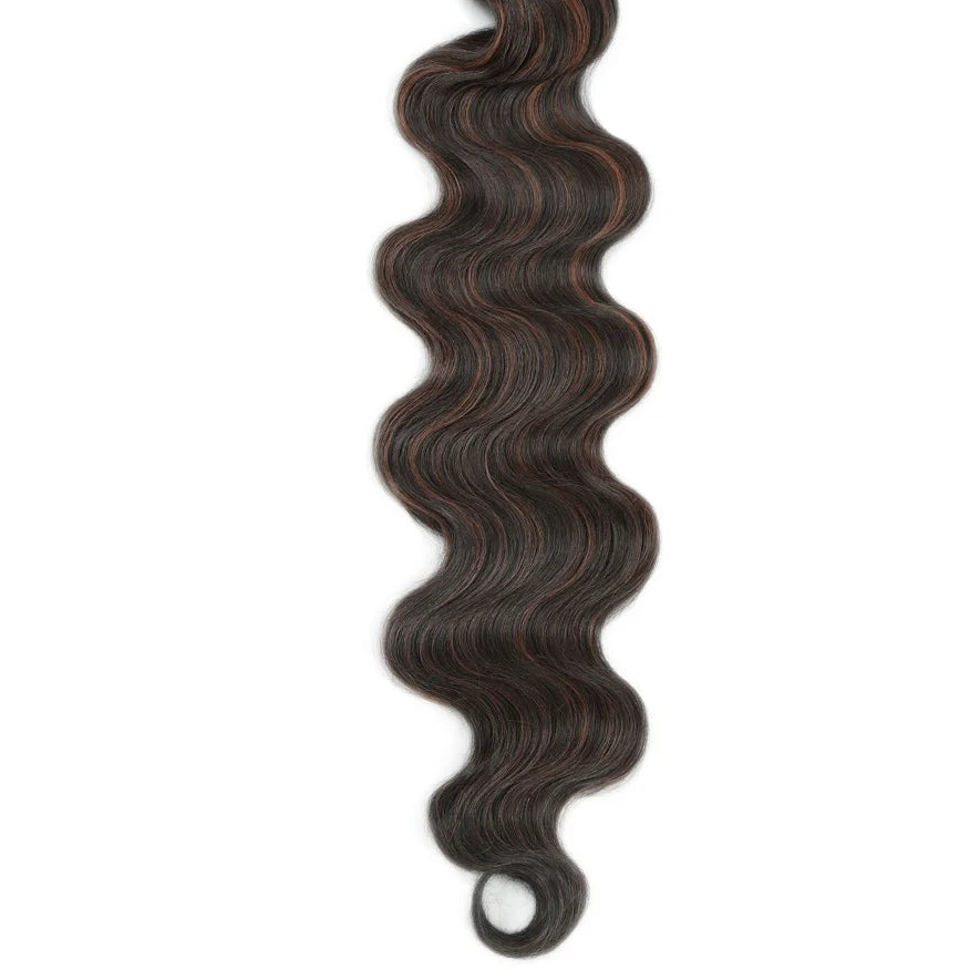 Body Wave Hair Bundles | 24 Inch Synthetic Weft Extensions Luxegan