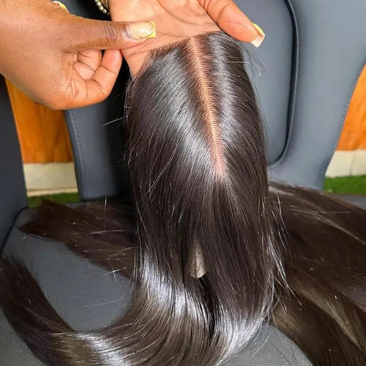 Straight & Body Wave HD Transparent Lace Frontal | 13x4 & 4x4 Lace Closure | Pre-Plucked Human Hair Luxegan
