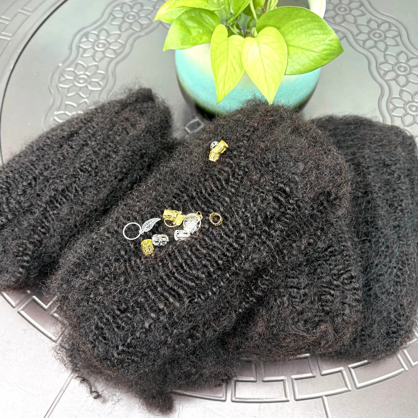 4C Afro Kinky Human Hair Bulk – 100% Raw Peruvian Hair for Locs, Twists & Braids