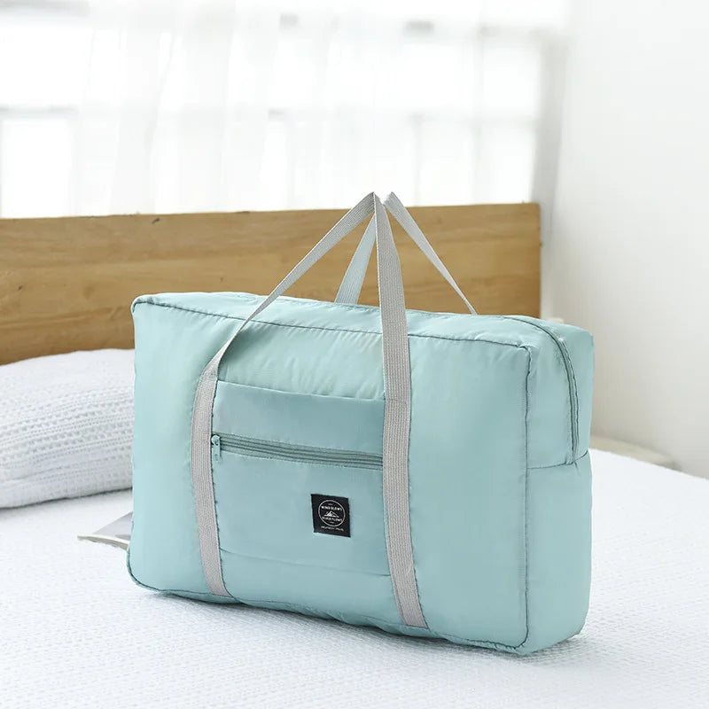New Nylon Foldable Travel Bags | Unisex Large Capacity Shoulder Bag & Waterproof Handbag Luxegan