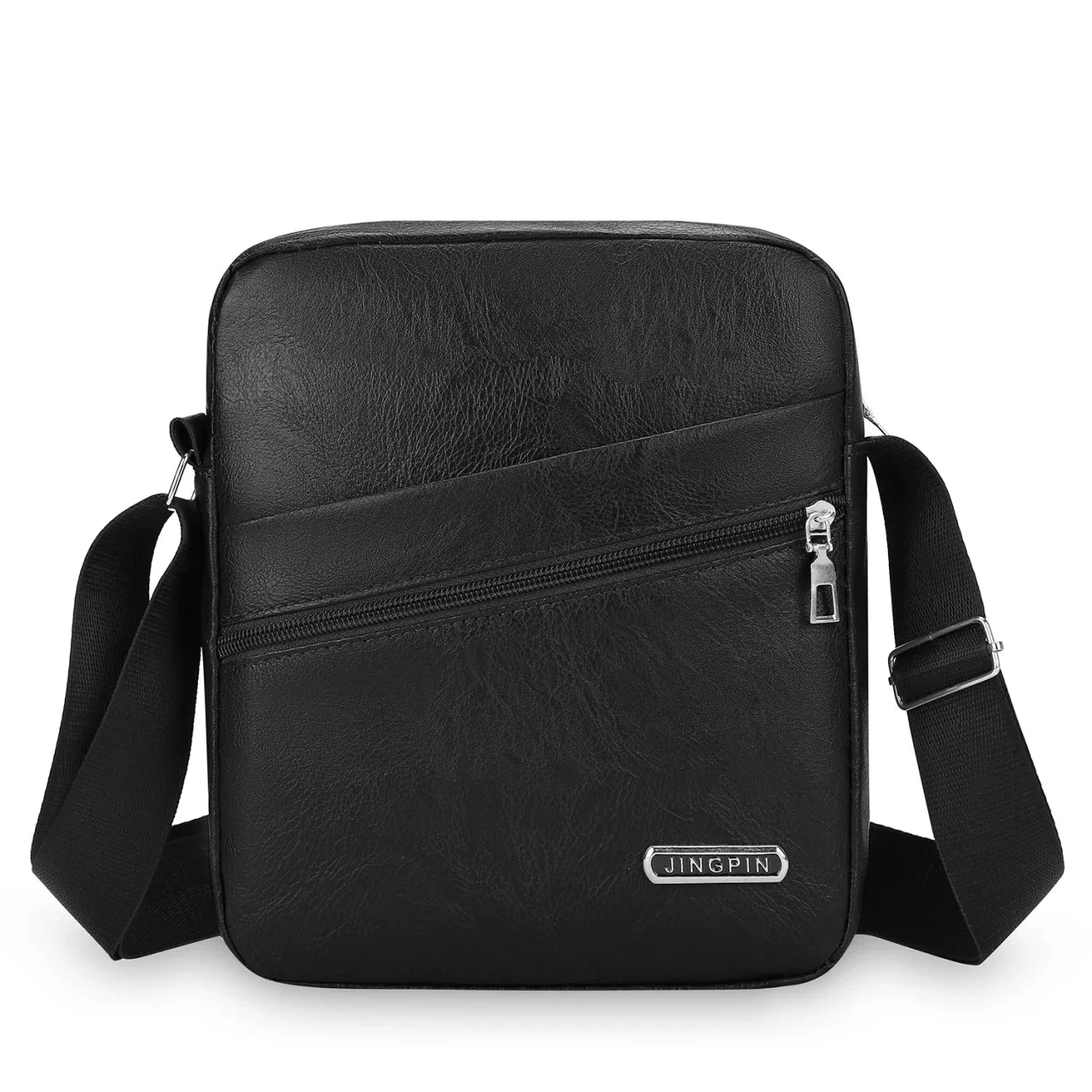 Men's PU Shoulder Bag | Casual Waterproof Nylon Messenger Bag & Fashion Tote Travel Crossbody Bag Luxegan